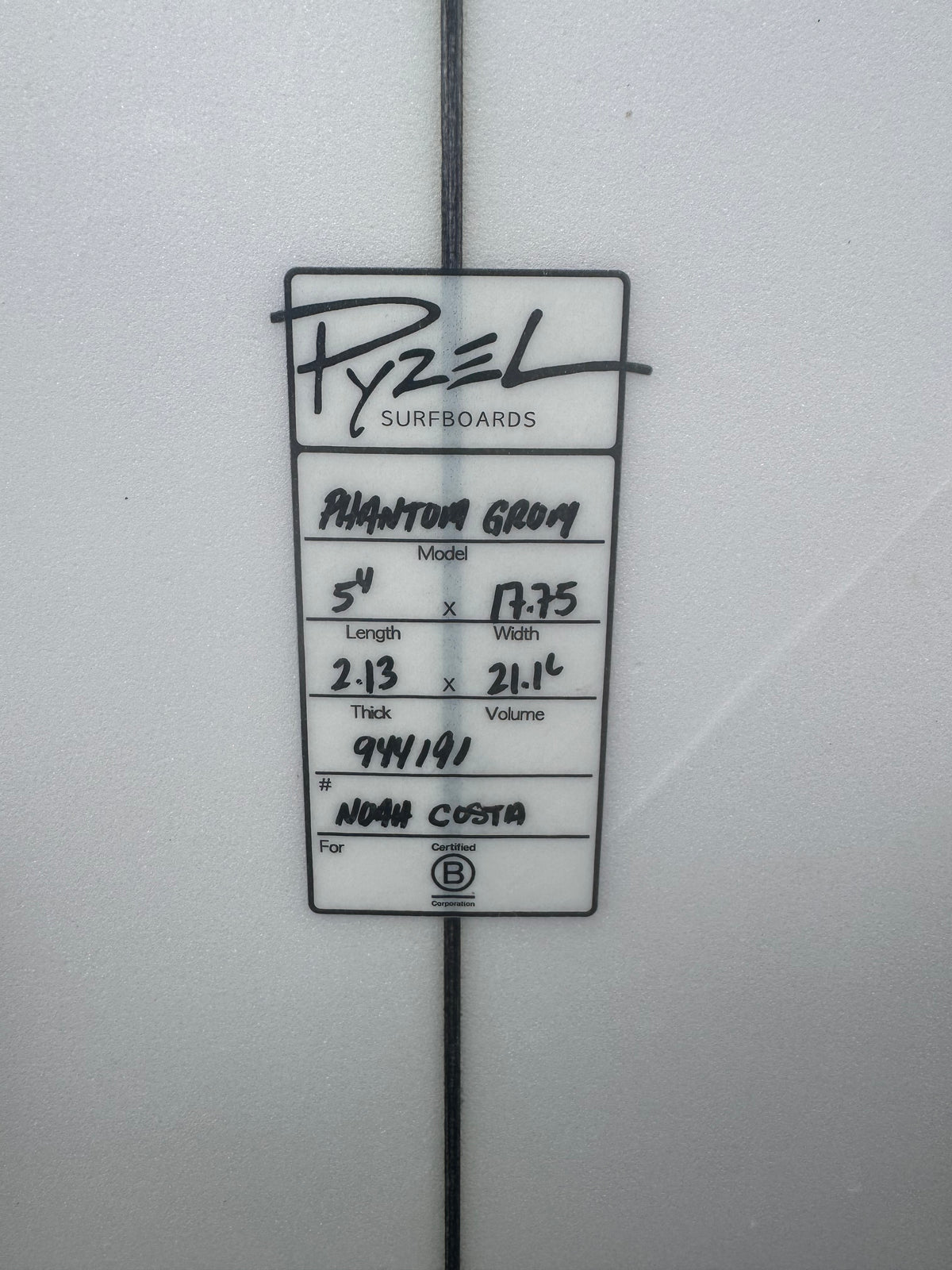 5'4 Pyzel | Phantom Grom | PU/Poly | Futures